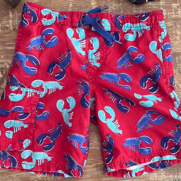 Shark and Lobster Print Swim Shorts Set - Picture 6 of 9